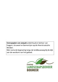 Concept PVA Onderhoud en beheer van heggen HW