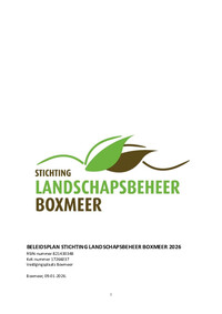 Beleidsplan SlaBOx 2026 